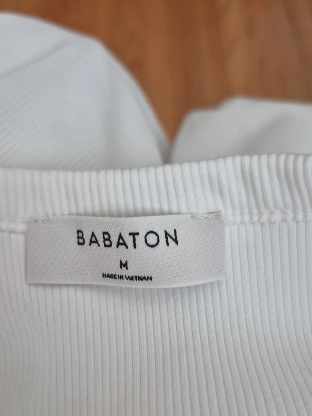 NWOT Babaton Aritzia Maxi White Bodycon Dress Sculpt Rib Knit Halter Neck Sz M